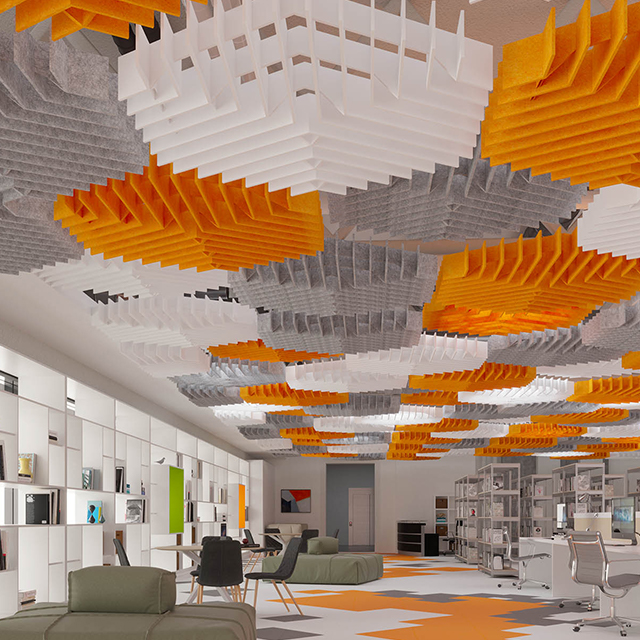 إنشاء وحدات السقف الصوتية