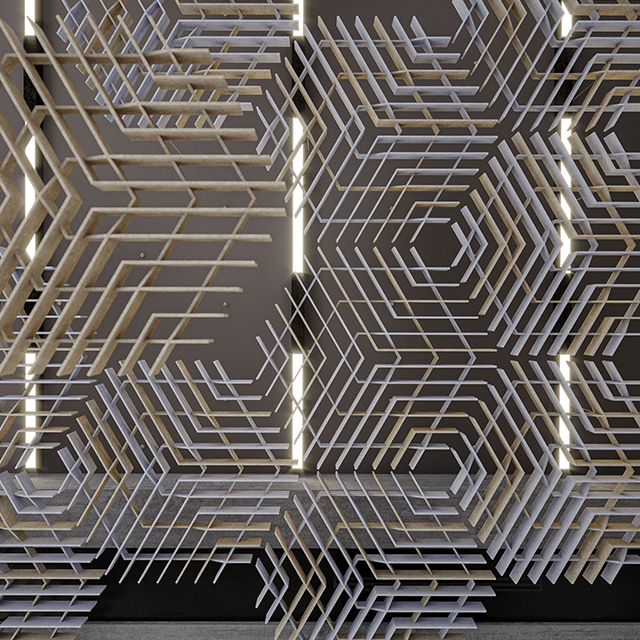 إنشاء وحدات السقف الصوتية