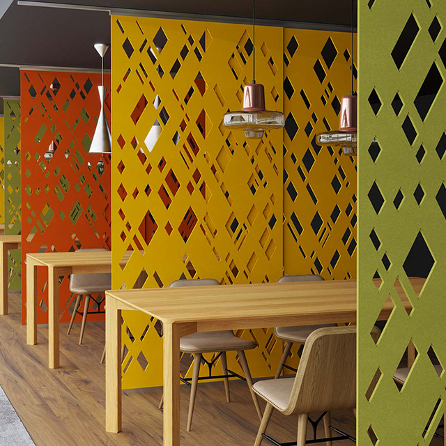 لوحة صوتية هندسية