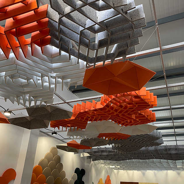 إنشاء وحدات السقف الصوتية