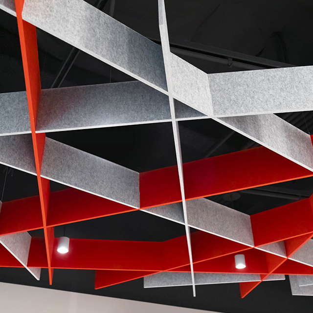 وحدات السقف الصوتية غير المنتظمة